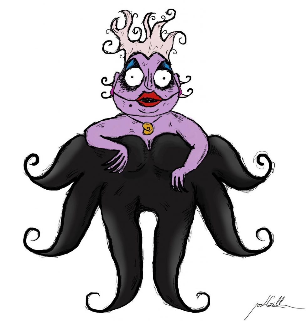 Print of Ursula from The Little Mermaid